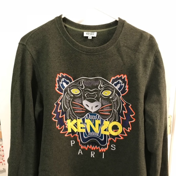 kenzo green sweater